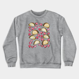 Taco Love on Taco Tuesday Crewneck Sweatshirt